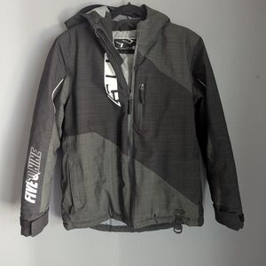 509 black and gray winter jacket youth size 14 21x30 x25